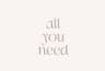 ALLYOUNEED