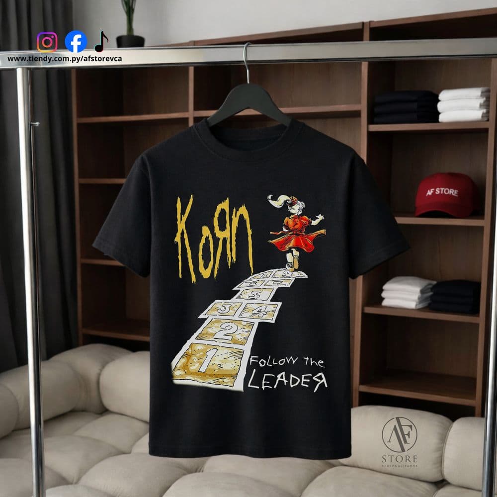 REMERA KORN FOLLOW THE LEADER