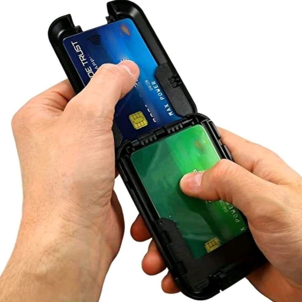 BILLETERA FIBRA DE CARBONO TECNOLOGIA RFID