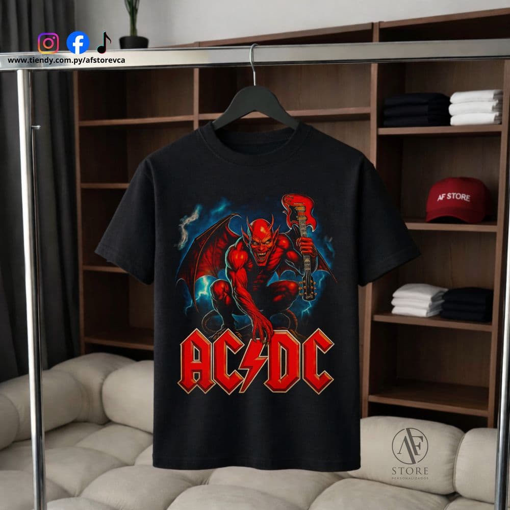 REMERA AC/DC THUNDER ANGUS