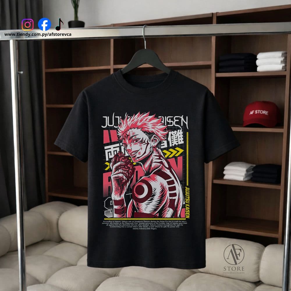 REMERA JUJUTSU KAISEN SUKUNA 3