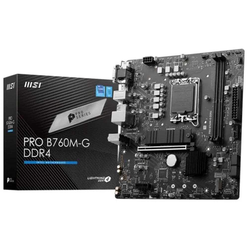 MSI PLACA MADRE 1700 B760M-G PRO DDR5 USB/HDMI/DP/VGA/MATX