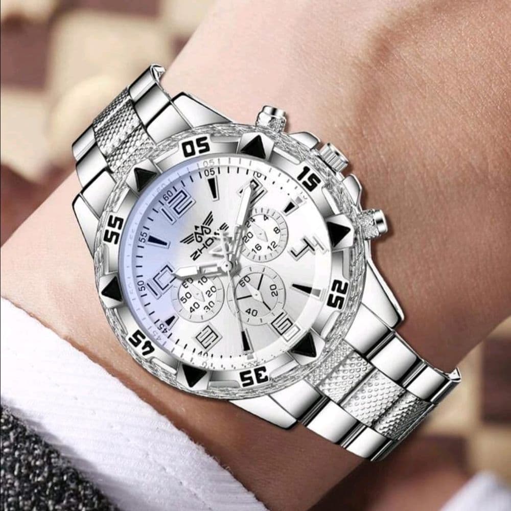 SET RELOJ DE 4 PIEZAS ACERO