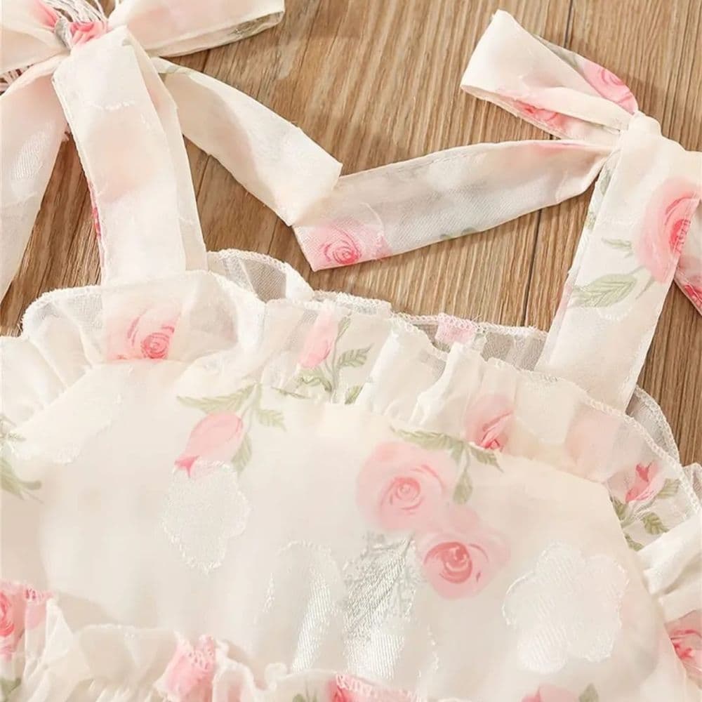 VESTIDITO rosa pálido flores