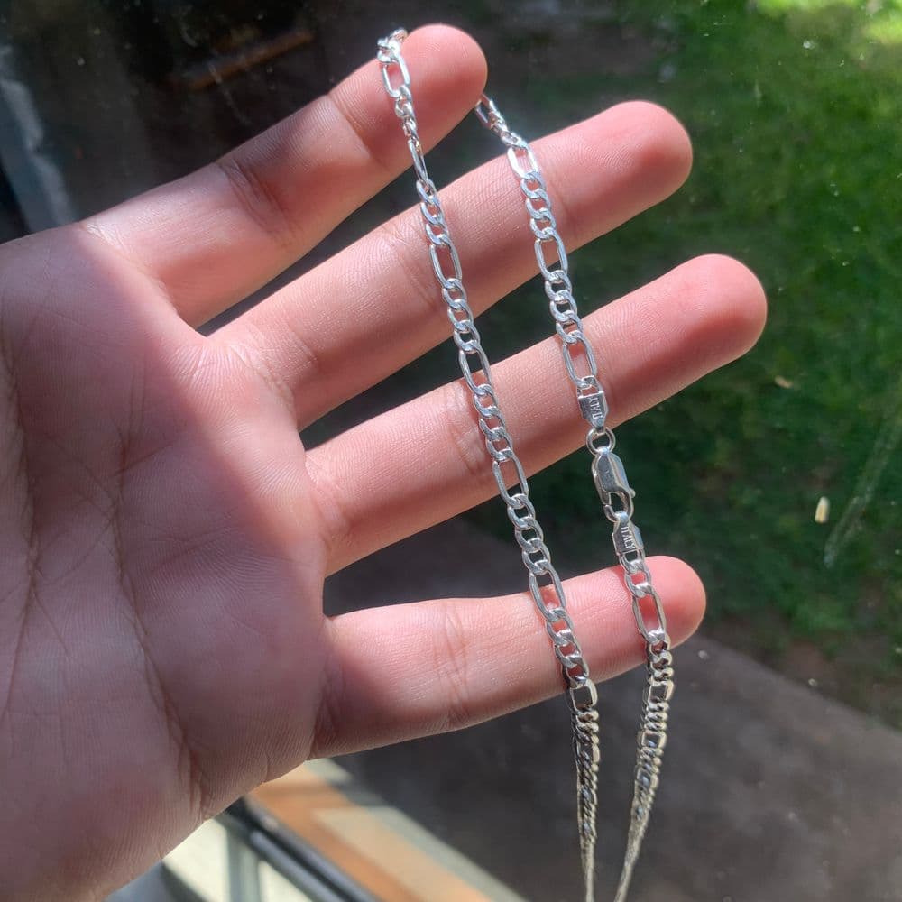 Cadena cartier de plata italiana