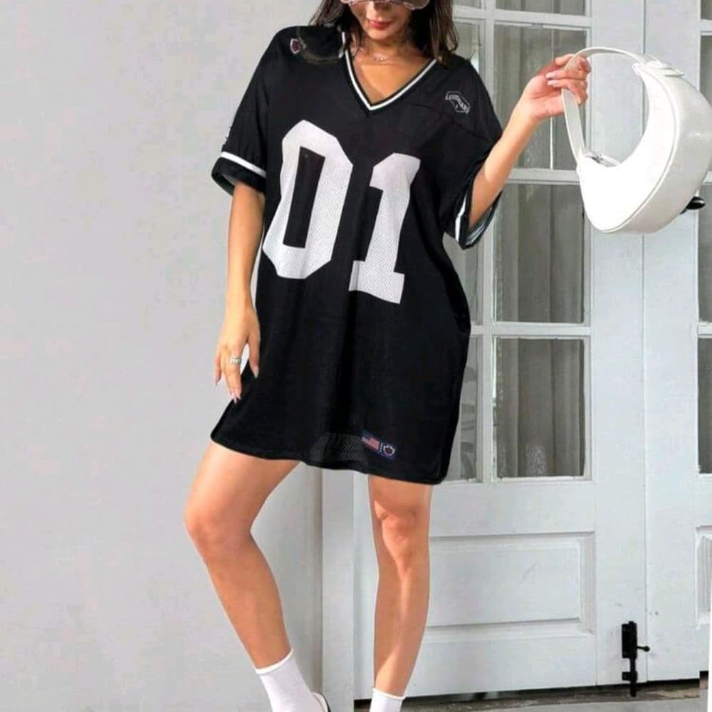 VESTIDO DEPORTIVO NEGRO TALLE G