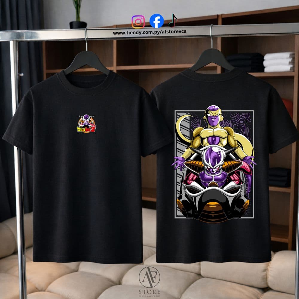 REMERA AF DRAGON BALL- GOLDEN FREEZER (SAIYAN EDITION)