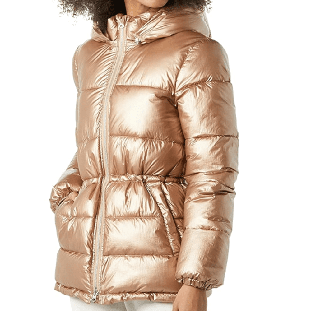 599 Chaqueta acolchada S Color: Gris pardo metálico