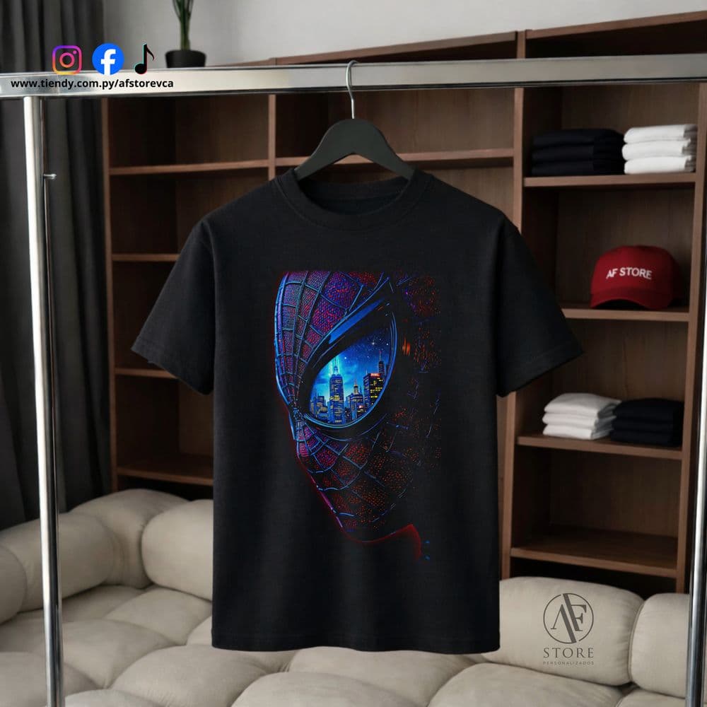 REMERA SPIDER-MAN CITY REFLECTION