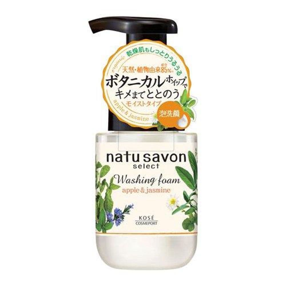 081 Natu Savon Select Moist Washing Foam 180mL (JABON FACIAL)