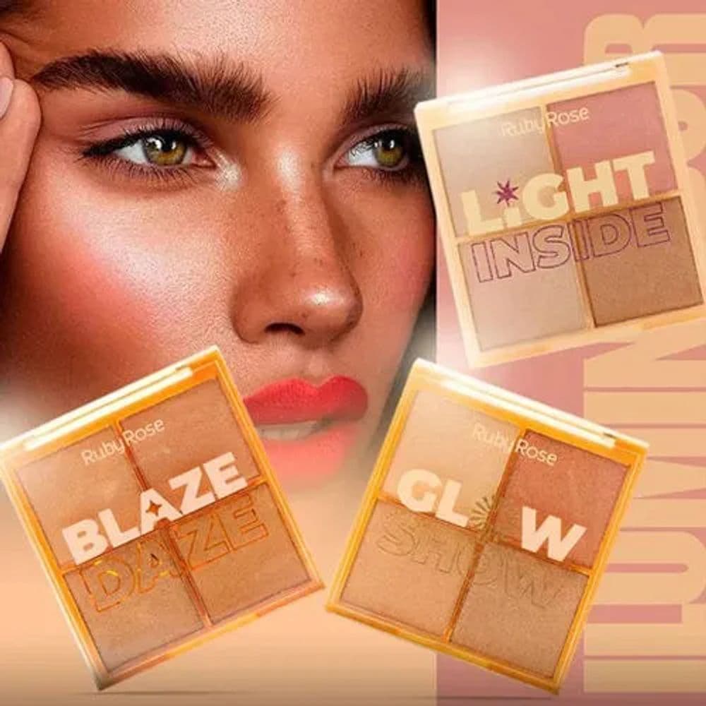 Mini paleta de iluminadores ruby rose