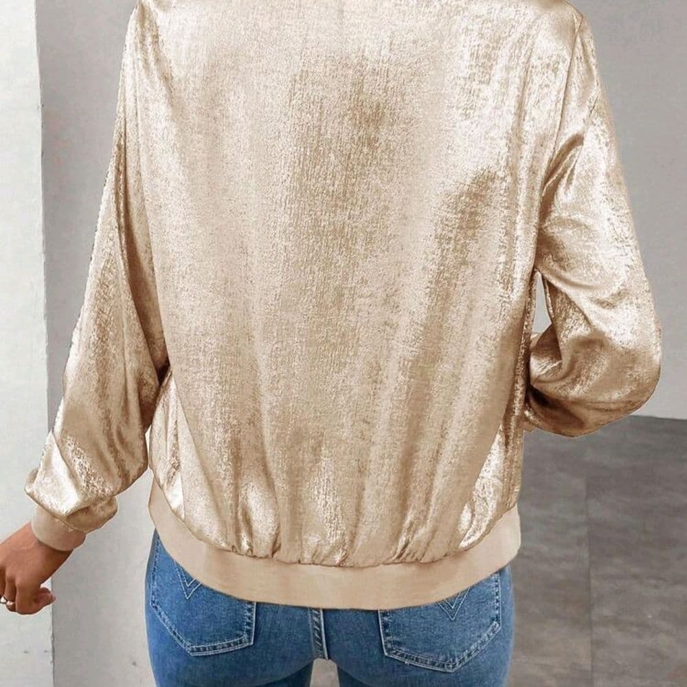 CHAQUETA BOMBER LIGERA TALLES M Y XL