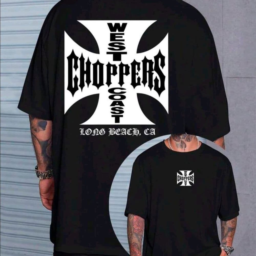CAMISETA NEGRA OVERSIZE UNISEX TALLE G2