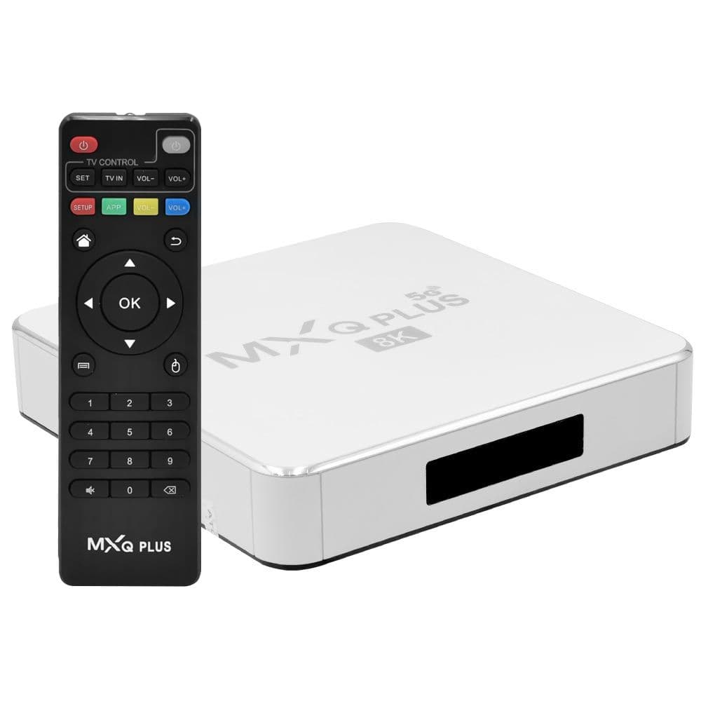 TV Box MXQ Plus 128GB de RAM / 512GB / 5G / 8K - Plata