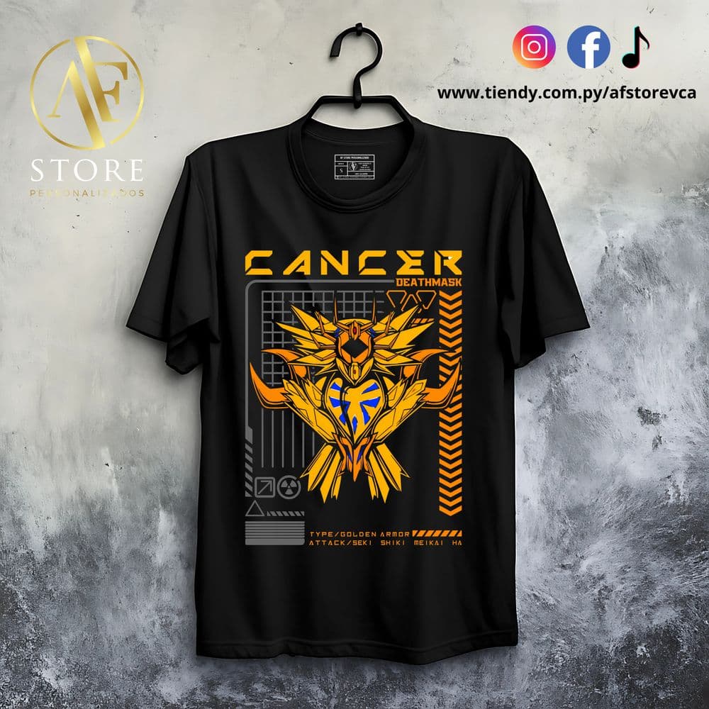 REMERA ARMADURAS DORADAS CABALLERO DEL ZODIACO