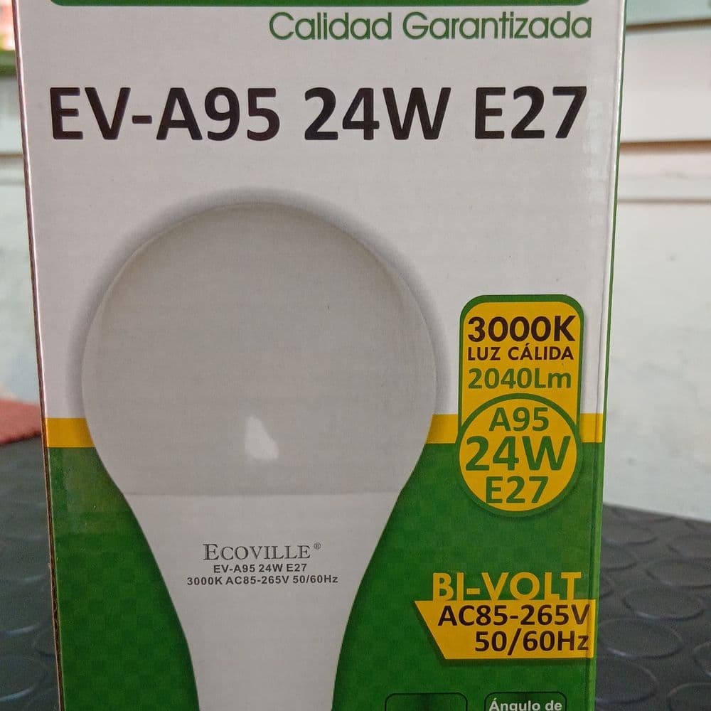 Focos 24W cálida