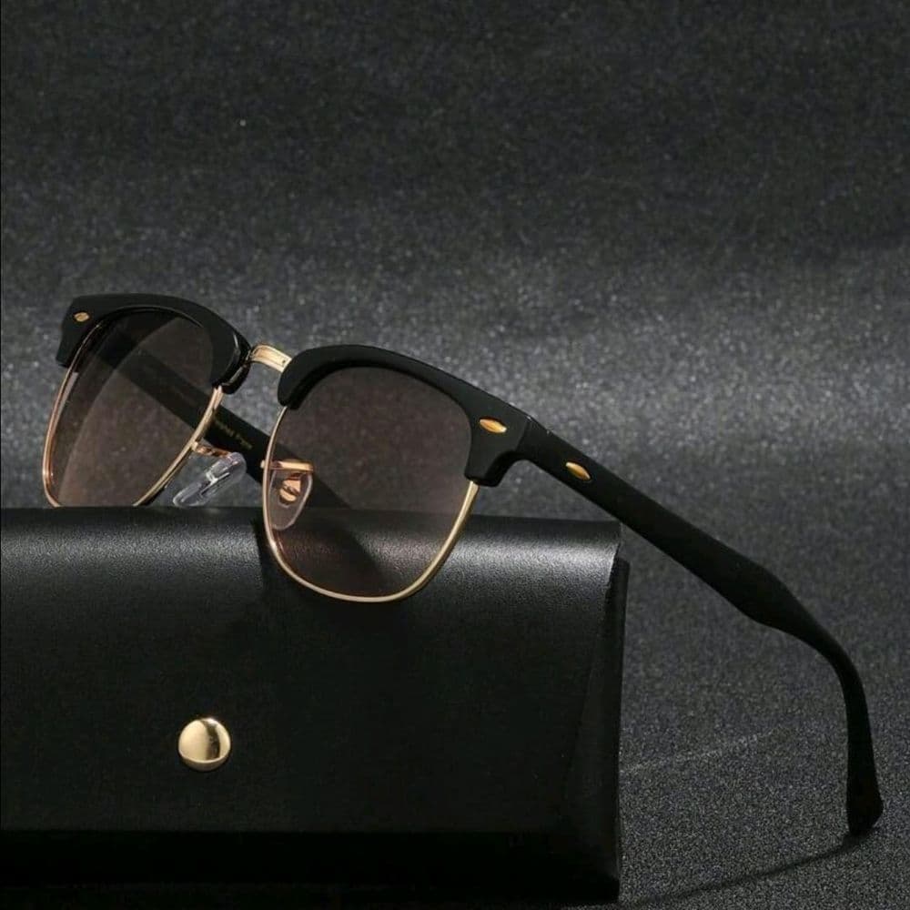 GAFAS CLUBMASTER O BROWLINE MARRON DEGRADADO