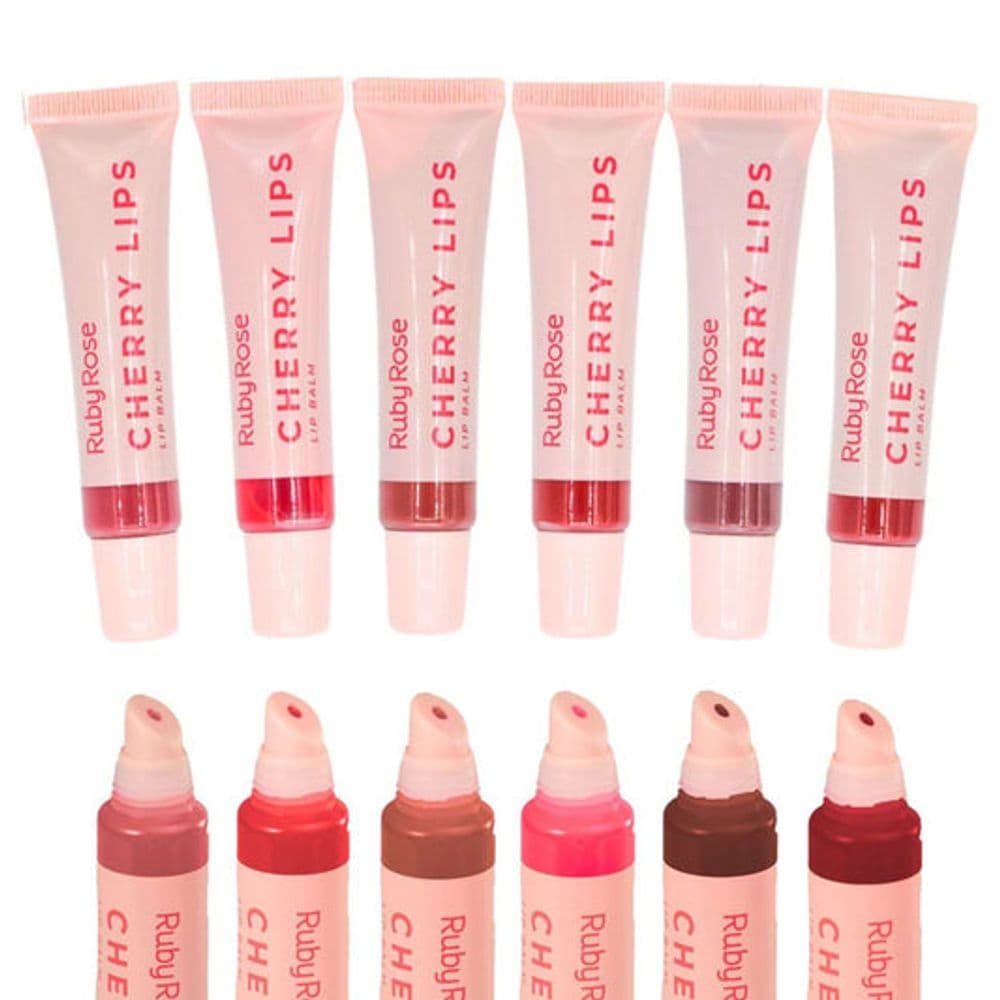 Bálsamo labial cherry lips línea rosa Ruby rose