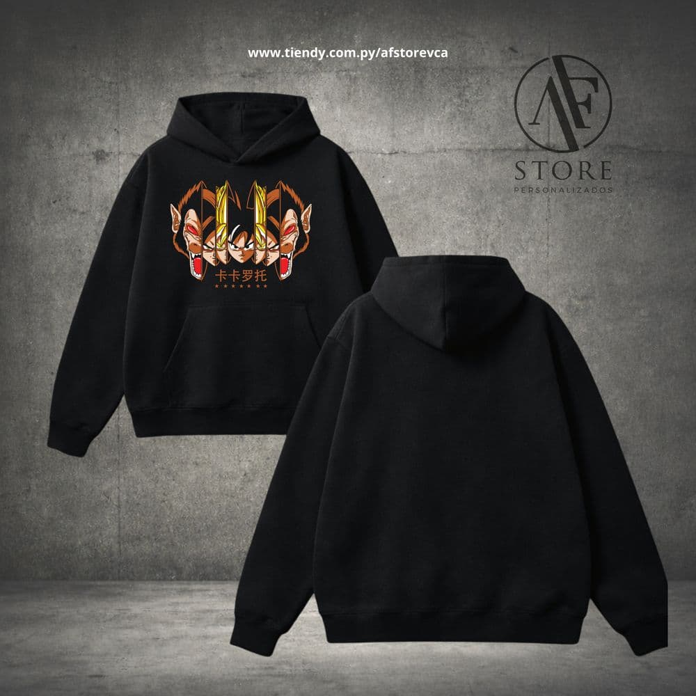 HOODIE AF DRAGON BALL-FUSION SAIYAJIN (SAIYAN EDITION)