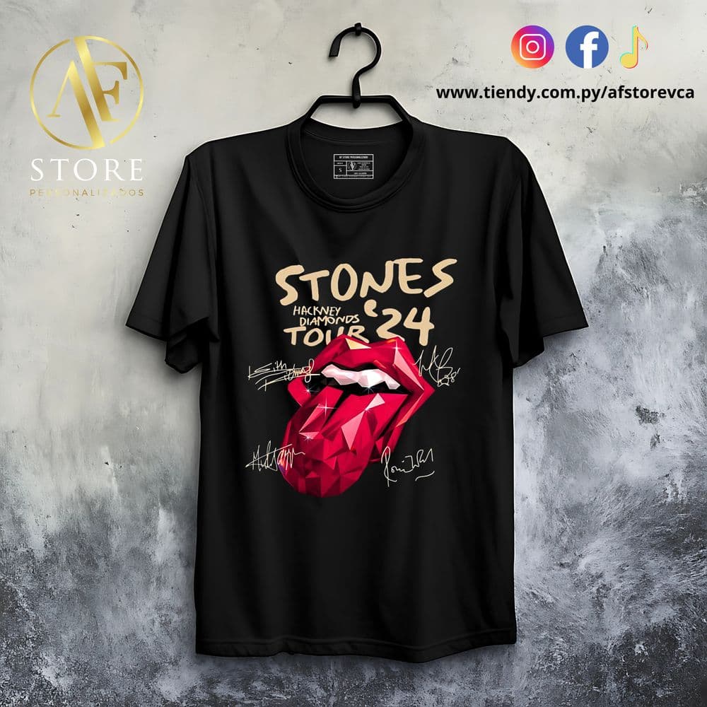 REMERA THE ROLLING STONES TOUR ´24