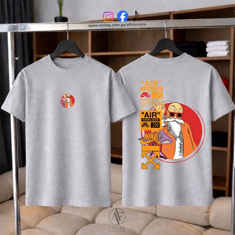 REMERA AF DRAGON BALL- MAESTRO ROSHI (SAIYAN EDITION)