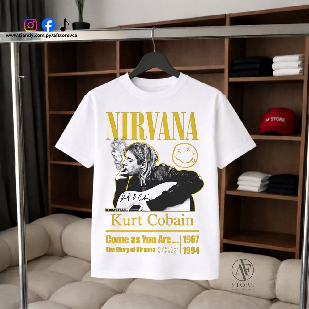 REMERA NIRVANA KURT COBAIN LEGACY