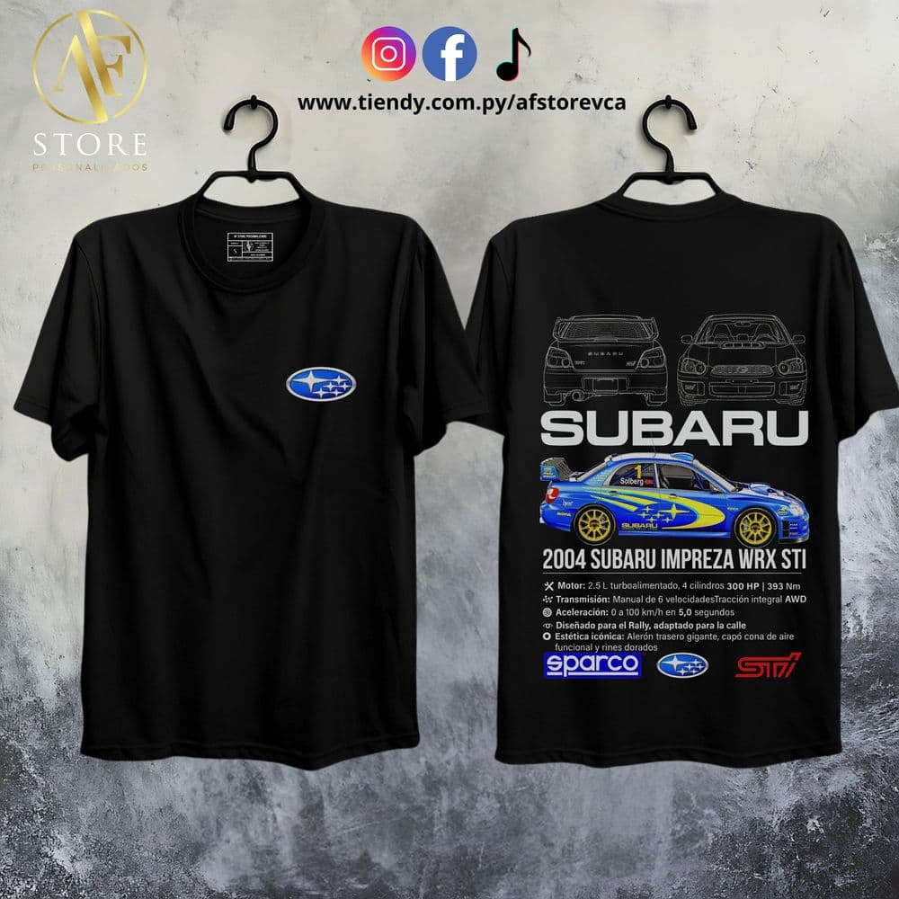 REMERA SUBARU IMPREZA