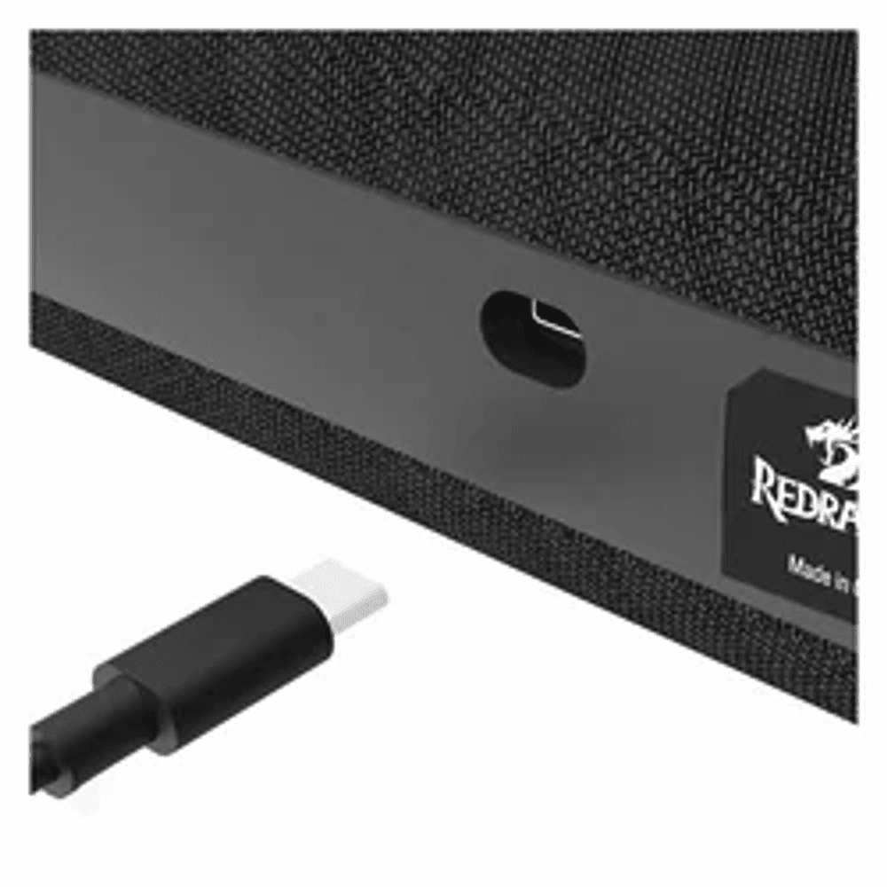 Speaker Portátil Redragon Dora GS512 RGB Bluetooth - Negro