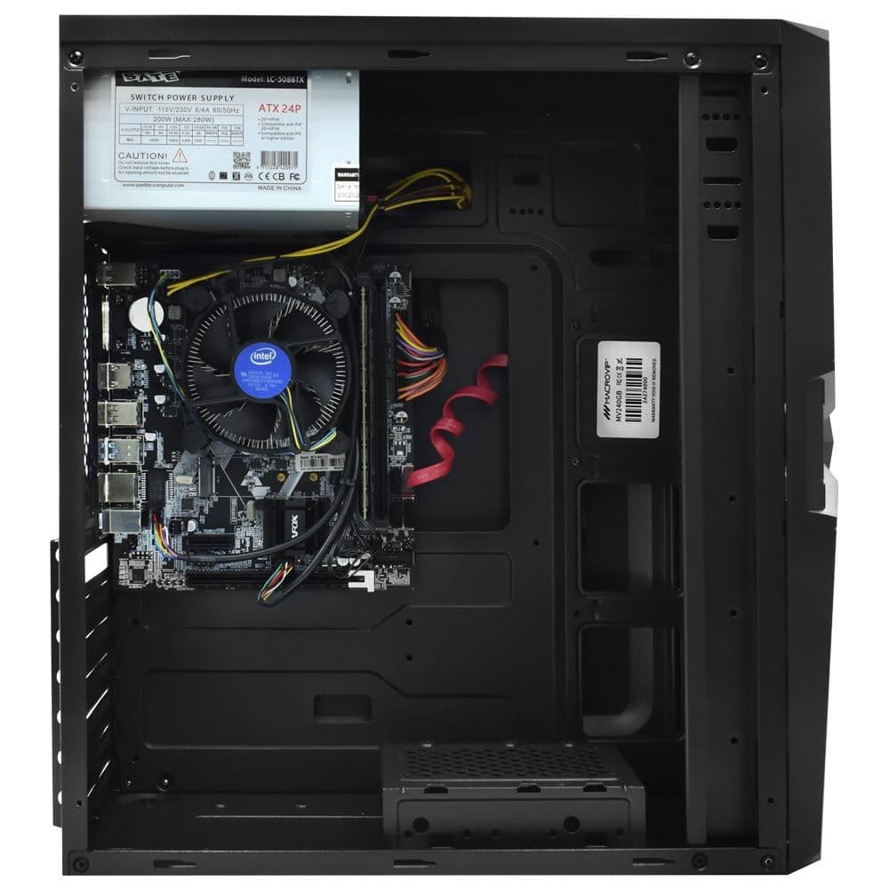 PC Montado Intel Core i5 2500 de 3.3GHz 8GB de RAM / 240GB SSD + Mouse / Teclado / Mouse Pad - Negro