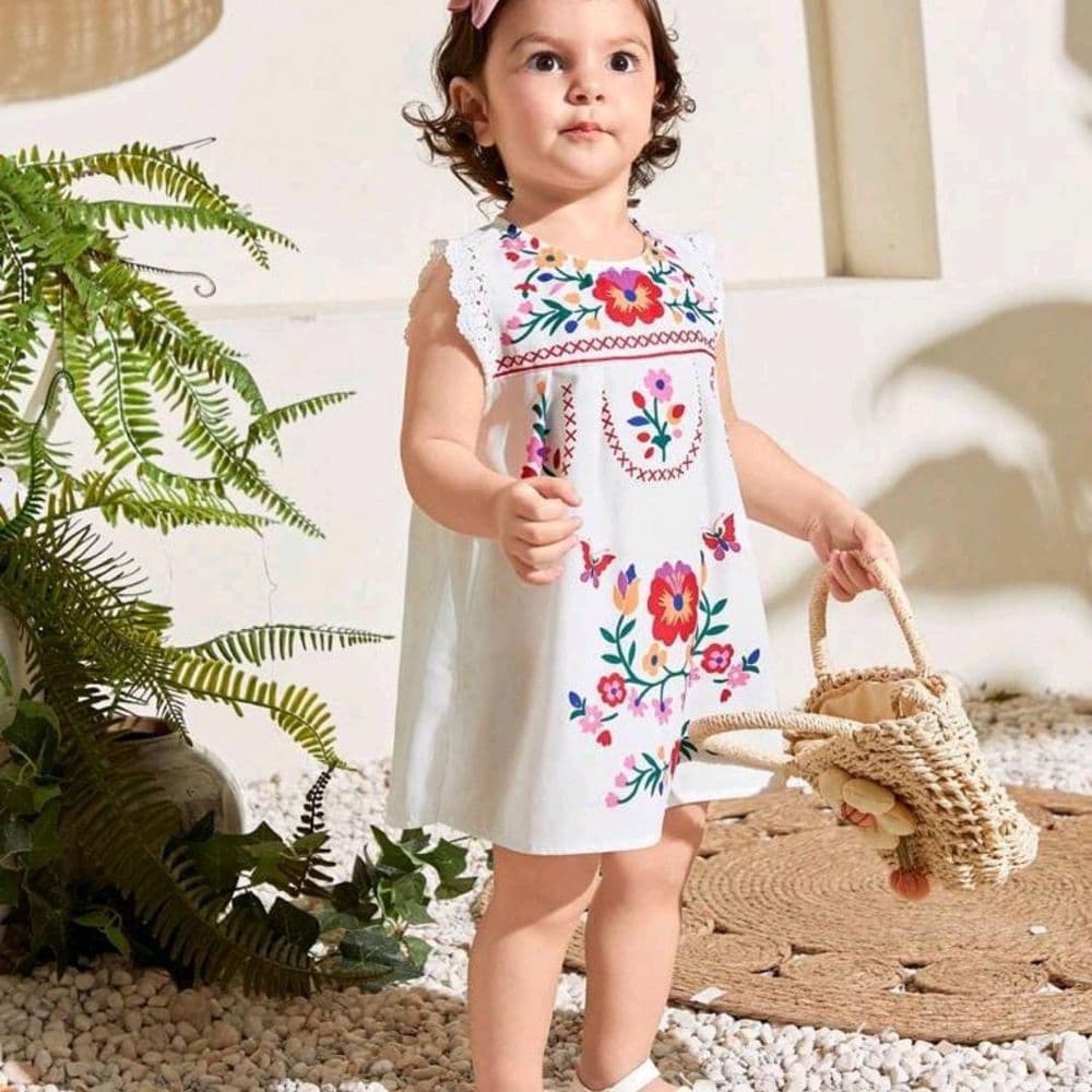 VESTIDITO blanco con flores