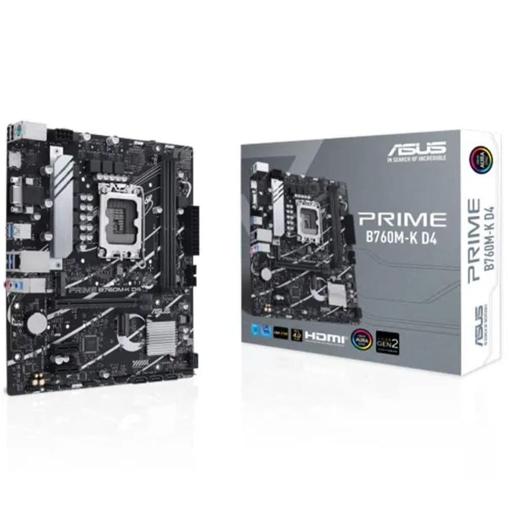 ASUS PLACA MADRE 1700 PRIME B760M-K D4 DDR4/USB-C/DP ATX