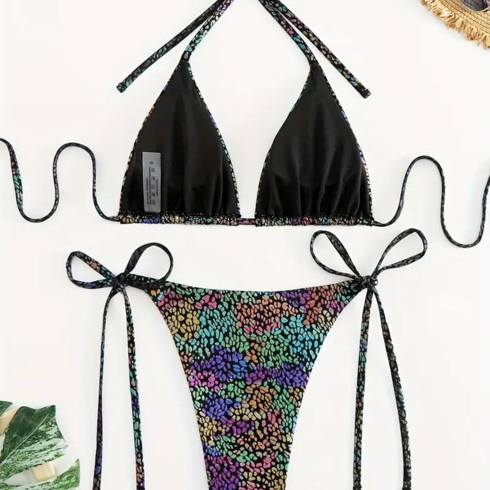 TRAJE DE BAÑO 2 PIEZAS MULTICOLOR