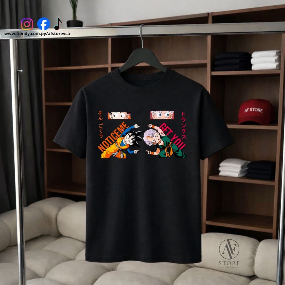 REMERA AF DRAGON BALL- FUSION DUO (SAIYAN EDITION)
