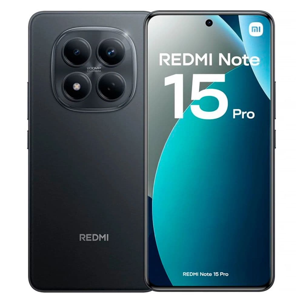 Smartphone Xiaomi Redmi Note 15 Pro 4G Global 512GB 12GB RAM Dual SIM Pantalla 6.77" US - Negro