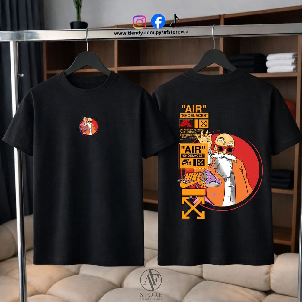 REMERA AF DRAGON BALL- MAESTRO ROSHI (SAIYAN EDITION)