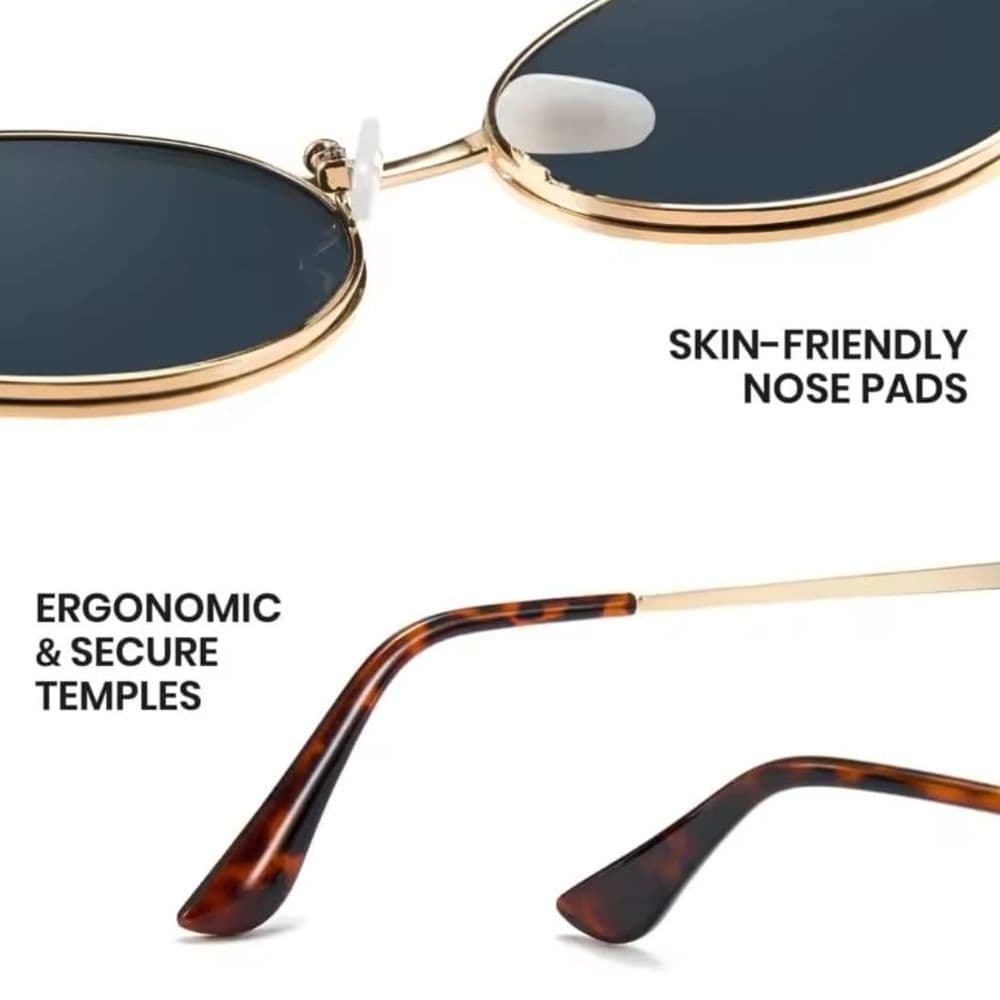 LENTES DE SOL MIU MARRON TE Y DORADO