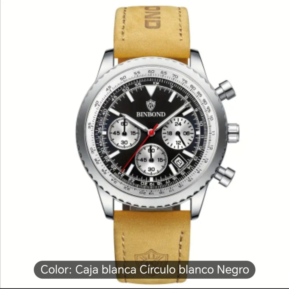 RELOJ DE CUERO BINBOND
