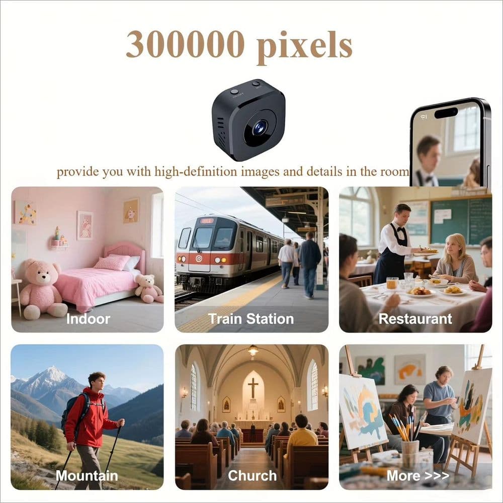 Mini Cam Espia Hd Wifi Ultra