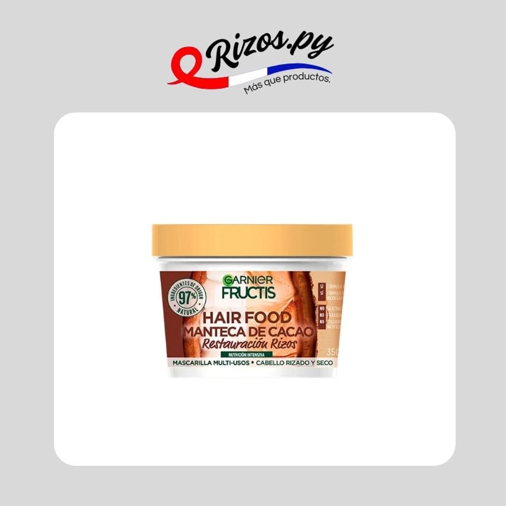 Mascarilla Fructis Hair Food Manteca de Cacao Rizos
