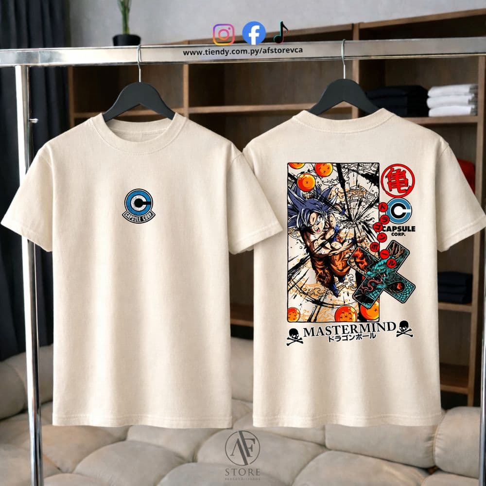 REMERA AF DRAGON BALL- GOKU CAME CAME HA (SAIYAN EDITION)