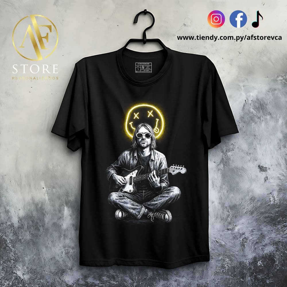REMERA NIRVANA COBAIN TRIBUTE