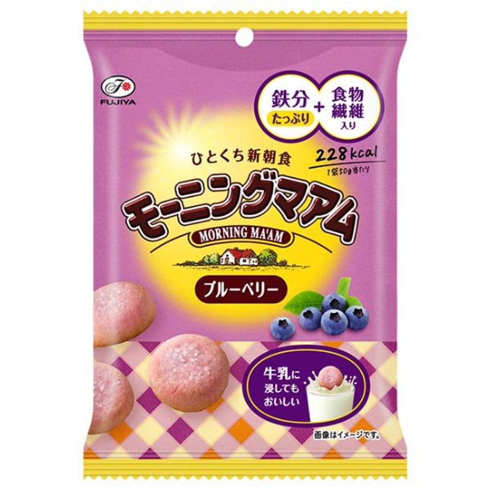 592 Soft Cookie Morning Ma'am Blueberry 50g