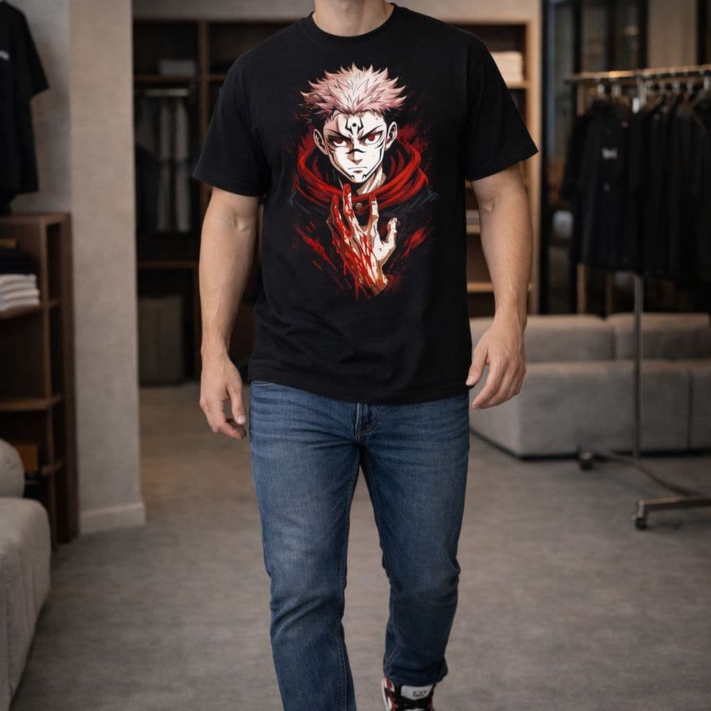 REMERA JUJUTSU KAISEN YUJI ITADORI 1