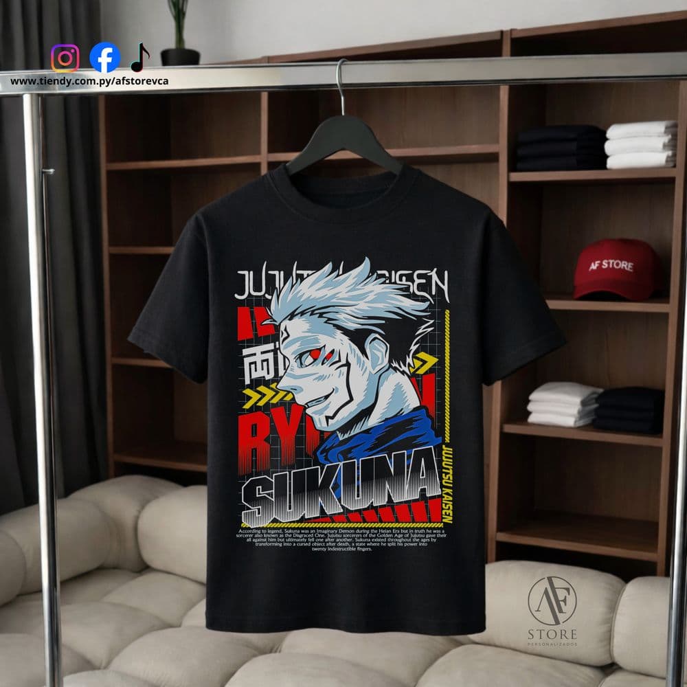 REMERA JUJUTSU KAISEN SUKUNA 5