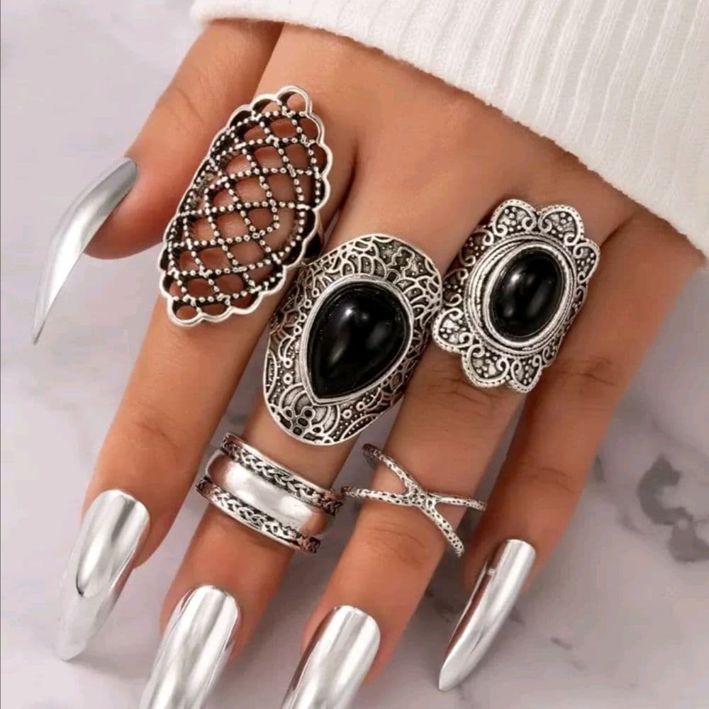 Set de Anillos góticos