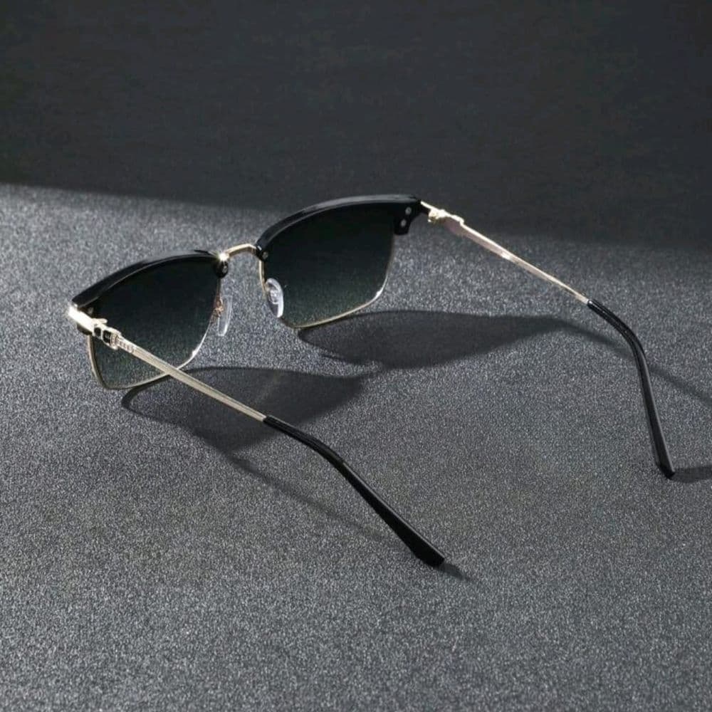 GAFAS BROWLINE CUADRADA OSCURO DEGRADADO