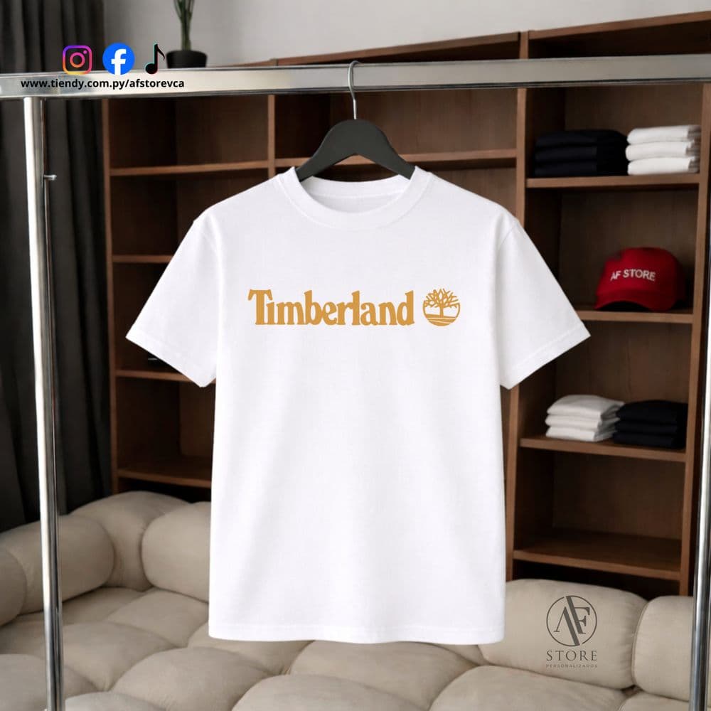 TIMBERLAND LOGO DORADO