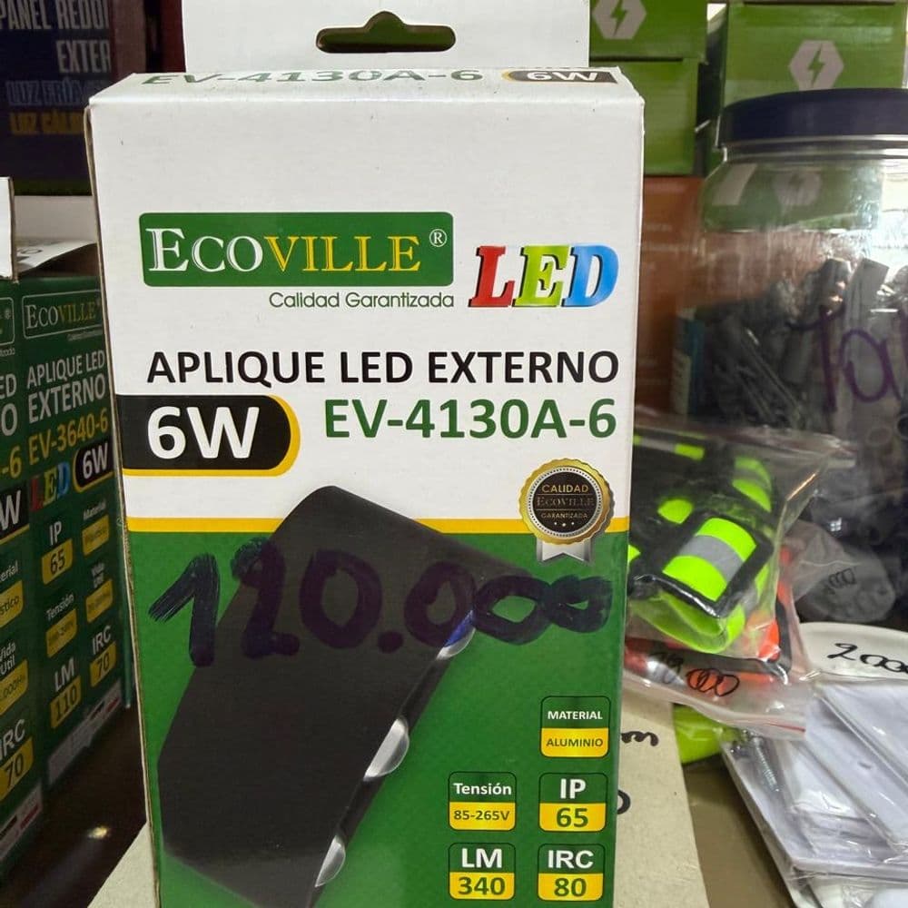 Aplique Ecoville externo 6W