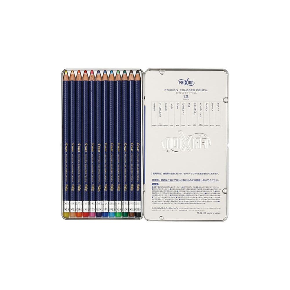 627 Frixion Lapiz de color 12c(borrables)