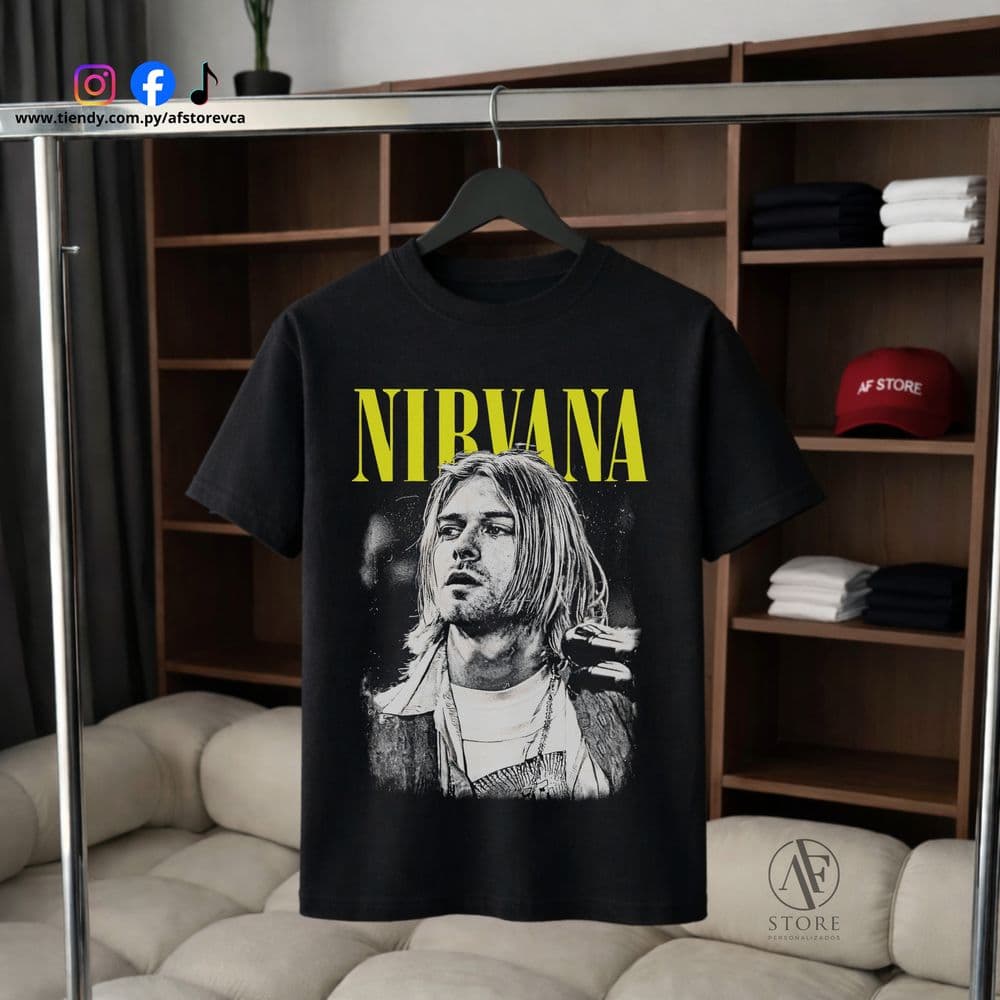 REMERA NIRVANA KURT COBAIN CLASSIC